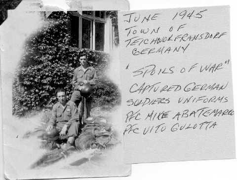 June 1945, Teichworfransdorf, Germany.