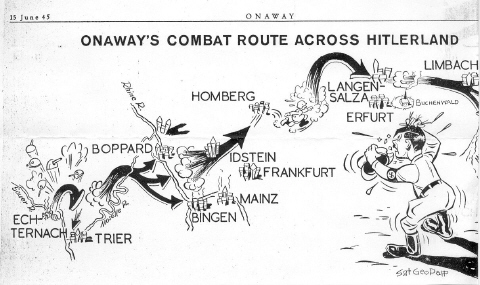 Onaway Map, 15 June 2025